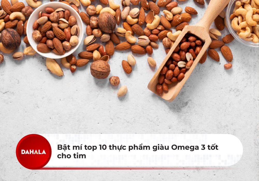 Top 10 loại thực phẩm giàu Omega3